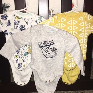 Gender Neutral Long Sleeve Onesies